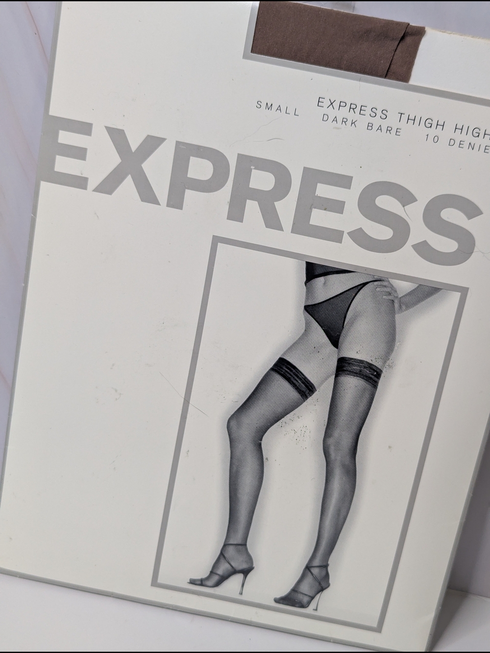 Express Women’s Thigh High Socks - Dark Bare